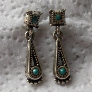Brighton southwest western jeweled turquoise earrings